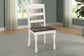 Madelyn Wood Dining Side Chair Coastal White (Set of 2)