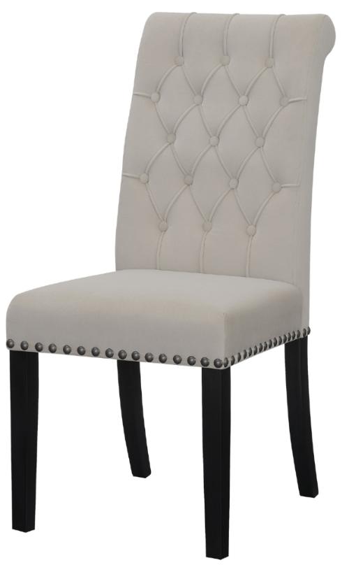 Alana Velvet Upholstered Dining Side Chair Sand (Set of 2)