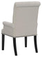 Alana Velvet Upholstered Dining Arm Chair Sand