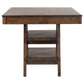 Dewey Rectangular 60-inch Counter Height Dining Table Walnut