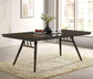 Wes Rectangular 80-inch Wood Dining Table Dark Walnut