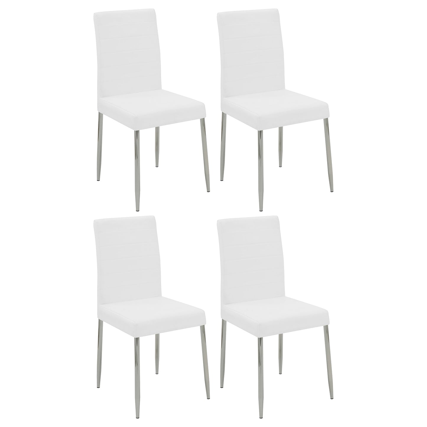 Maston Upholstered Dining Side Chair White (Set of 4)