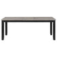 Elodie Rectangular 78-inch Extension Leaf Dining Table Black