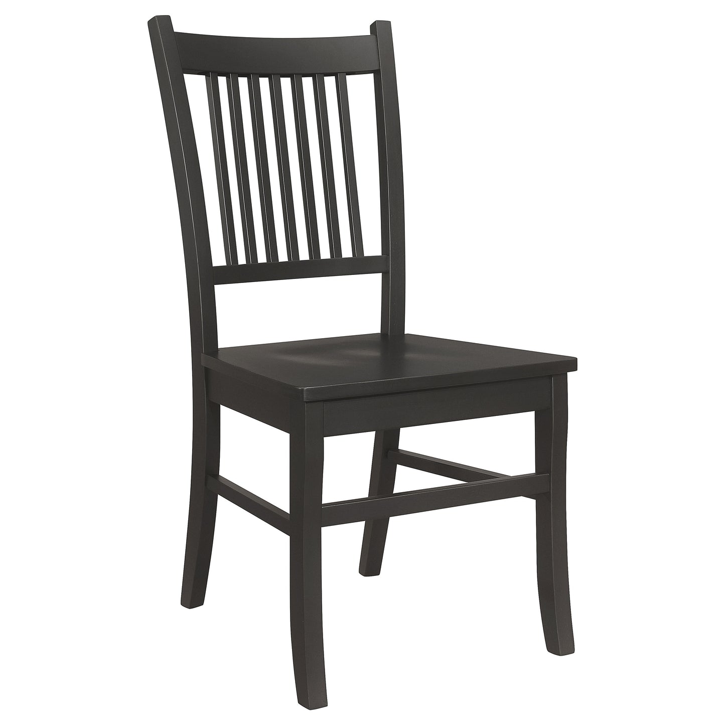 Marbrisa Wood Dining Side Chair Matte Black (Set of 2)