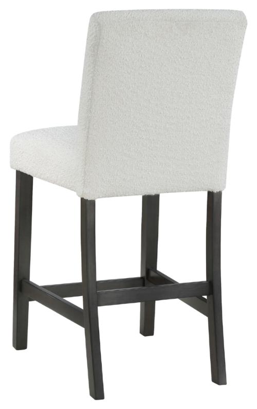 Alba Boucle Upholstered Counter Chair White (Set of 2)