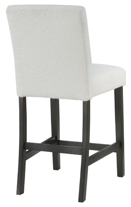 Alba Boucle Upholstered Counter Chair White (Set of 2)