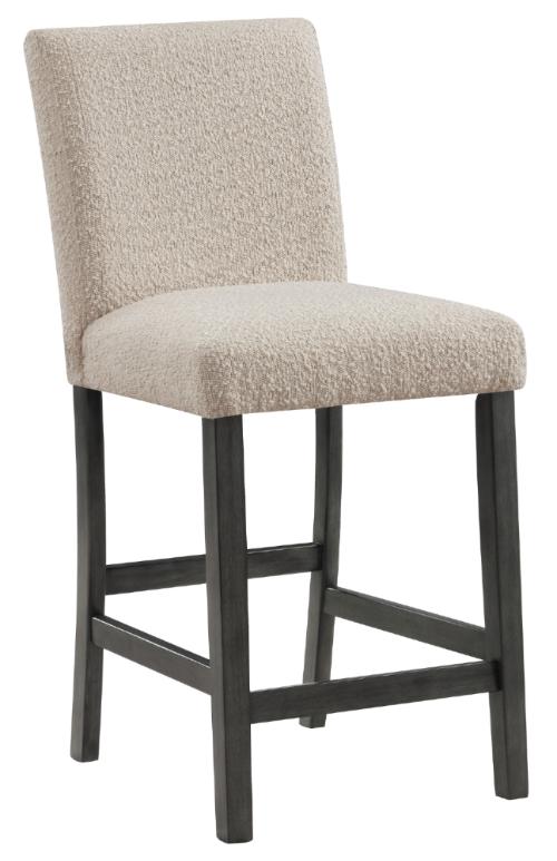 Alba Boucle Upholstered Counter Chair Beige (Set of 2)