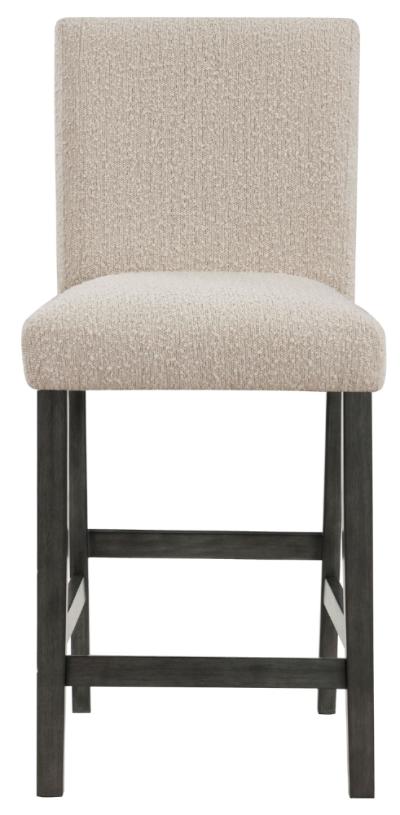 Alba Boucle Upholstered Counter Chair Beige (Set of 2)