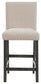 Alba Boucle Upholstered Counter Chair Beige (Set of 2)