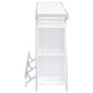 Araceli Freestanding LED Home Bar Cabinet White High Gloss