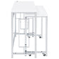 Jackson 4-piece Multipurpose Counter Height Table Set White