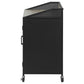 Arlette 2-door Mobile Home Bar Wine Cabinet Sandy Black