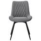 Diggs Upholstered Swivel Dining Side Chair Grey (Set of 2)