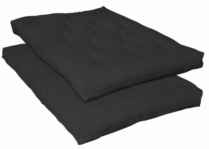 9" Premium Innerspring Futon Pad Black