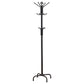 Collier 12 Hook Freestanding Coat Rack Hat Hanger Black