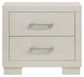 Jessica 6-piece Queen LED Bedroom Set Cream White