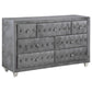 Deanna 4-piece Eastern King Bedroom Set Grey