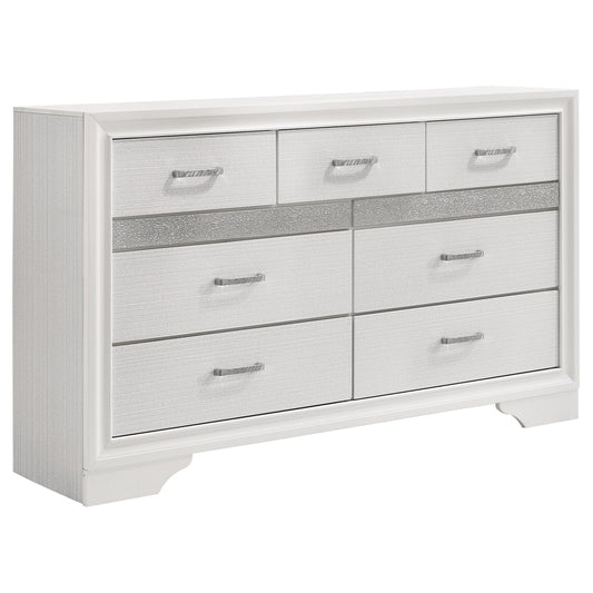 Miranda 7-drawer Dresser White