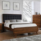 Robyn Wood Eastern King Platform Bed Dark Walnut