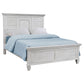 Franco Wood Queen Panel Bed Distressed White