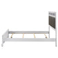 Barzini Wood Eastern King Panel Bed White