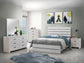 Brantford Wood Eastern King Panel Bed Coastal White