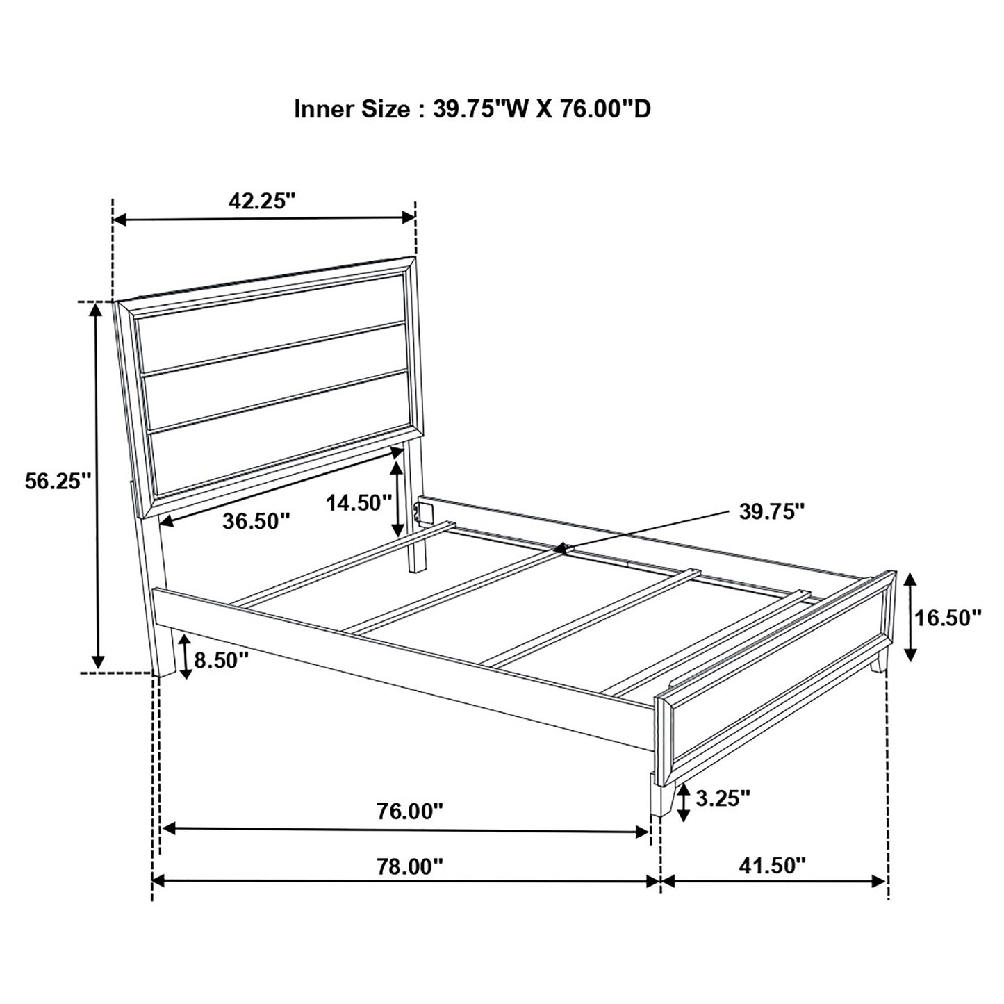 Watson 5-piece Twin Bedroom Set Grey Oak