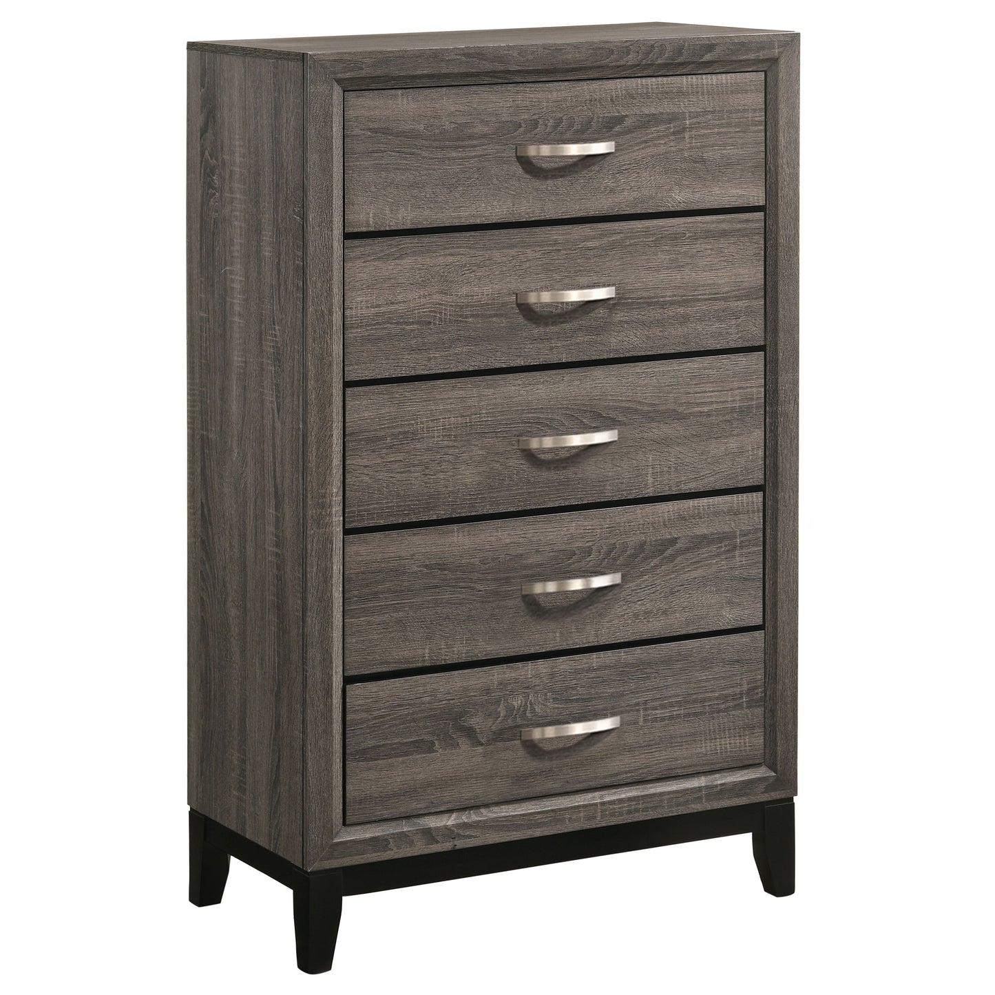 Watson 5-drawer Bedroom Chest Grey Oak