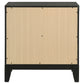 Valencia 2-drawer Nightstand Black