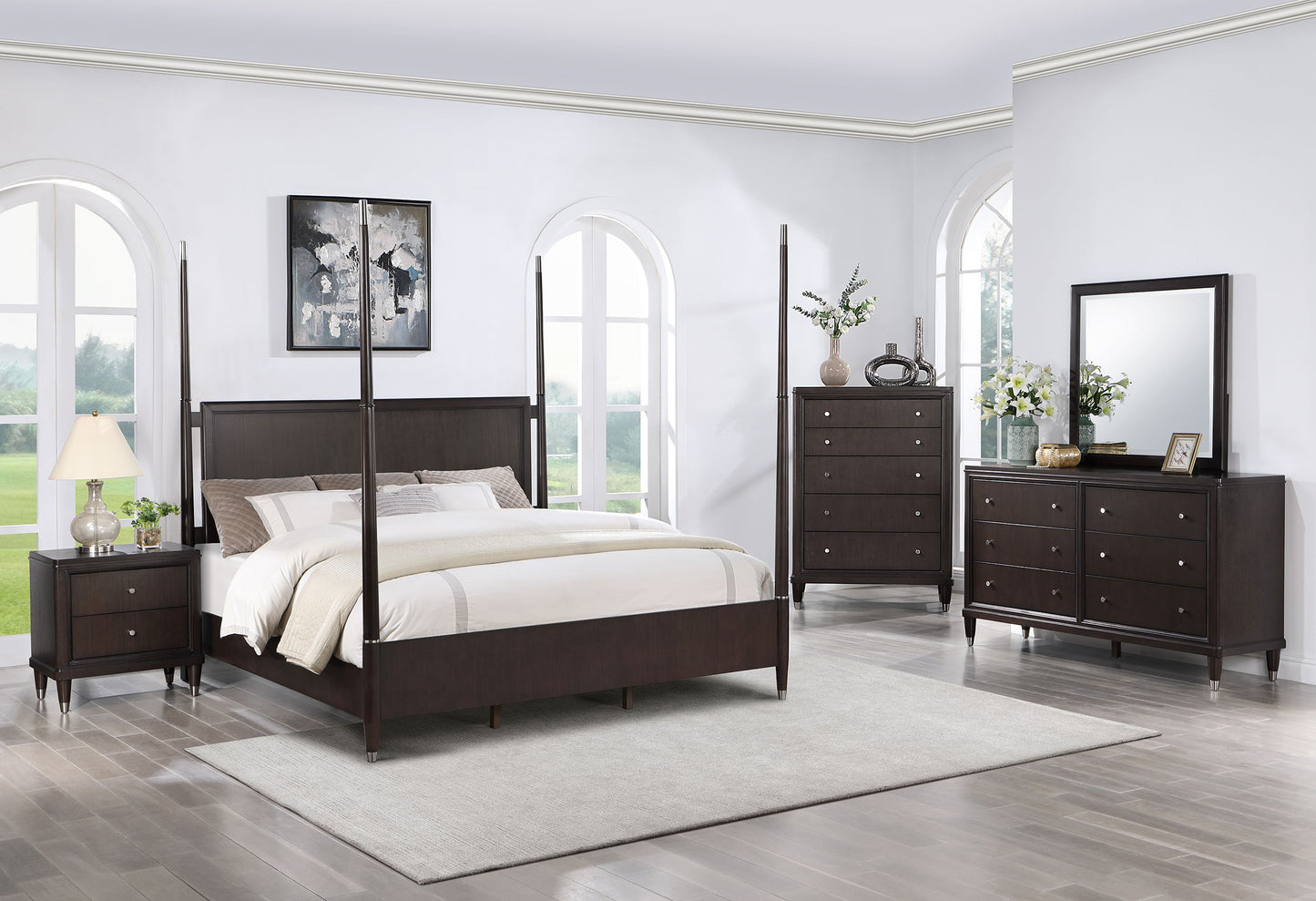 Emberlyn 5-piece Eastern King Bedroom Set Brown