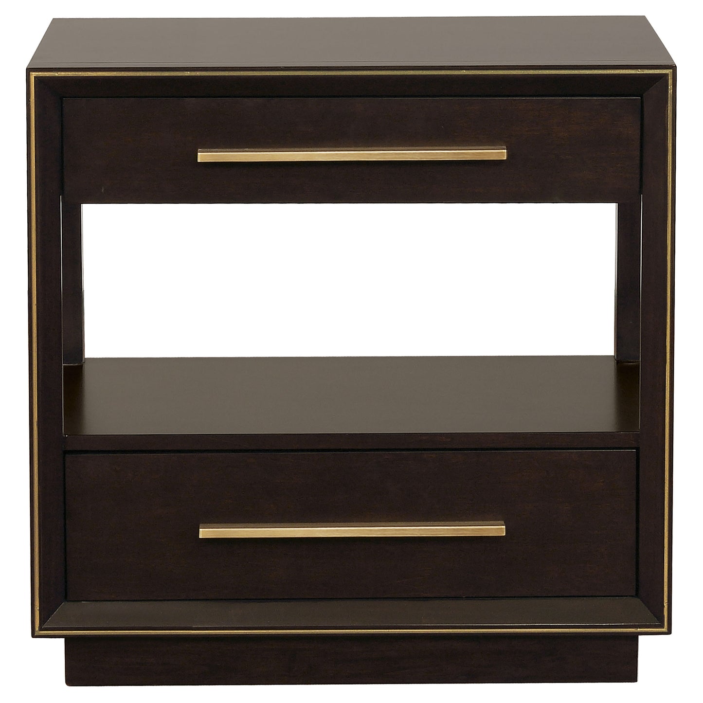 Durango 2-drawer Nightstand Smoked Peppercorn