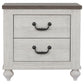 Stillwood 2-drawer Nightstand Vintage Linen