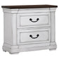 Hillcrest 4-piece Queen Bedroom Set Distressed White