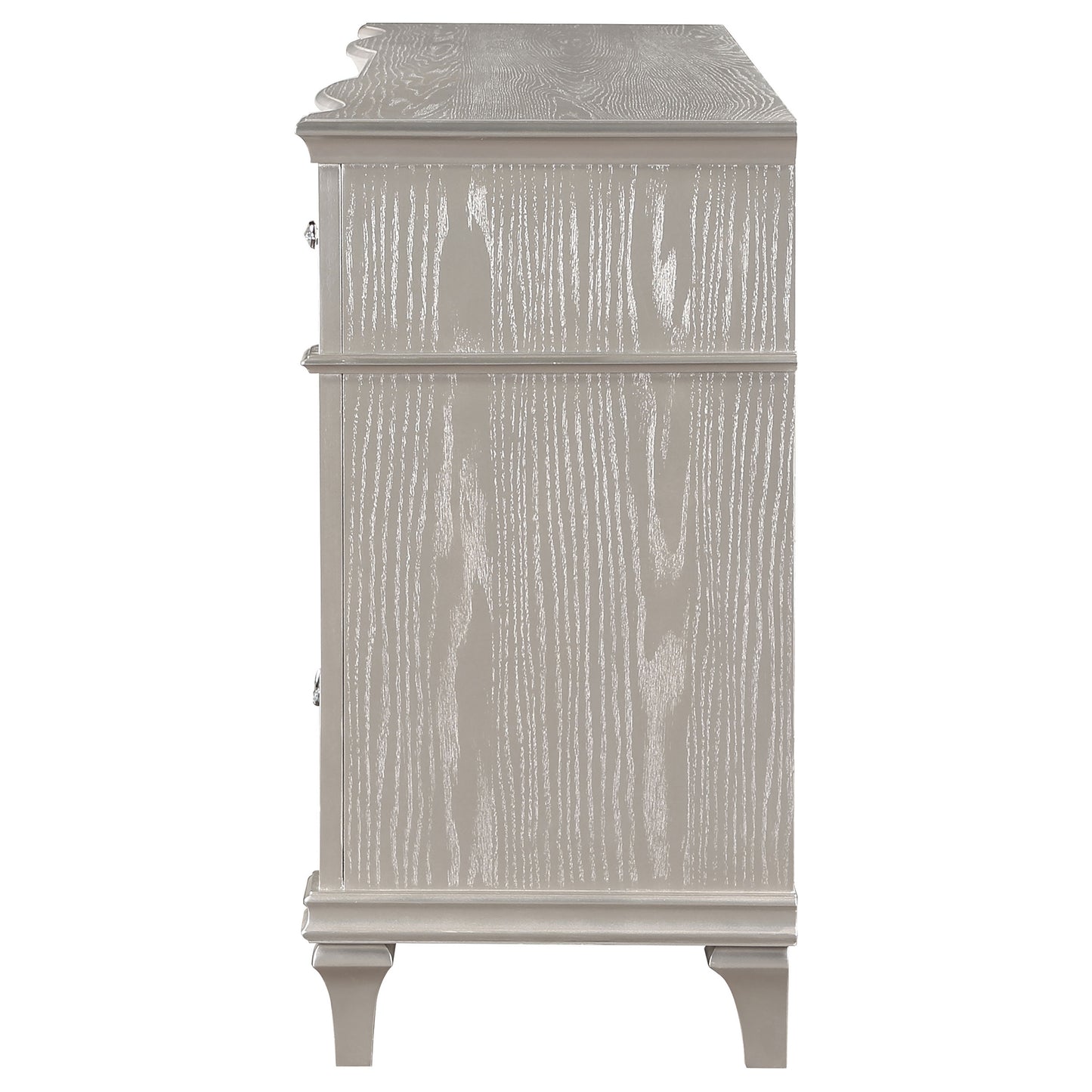 Evangeline 9-drawer Dresser Silver Oak