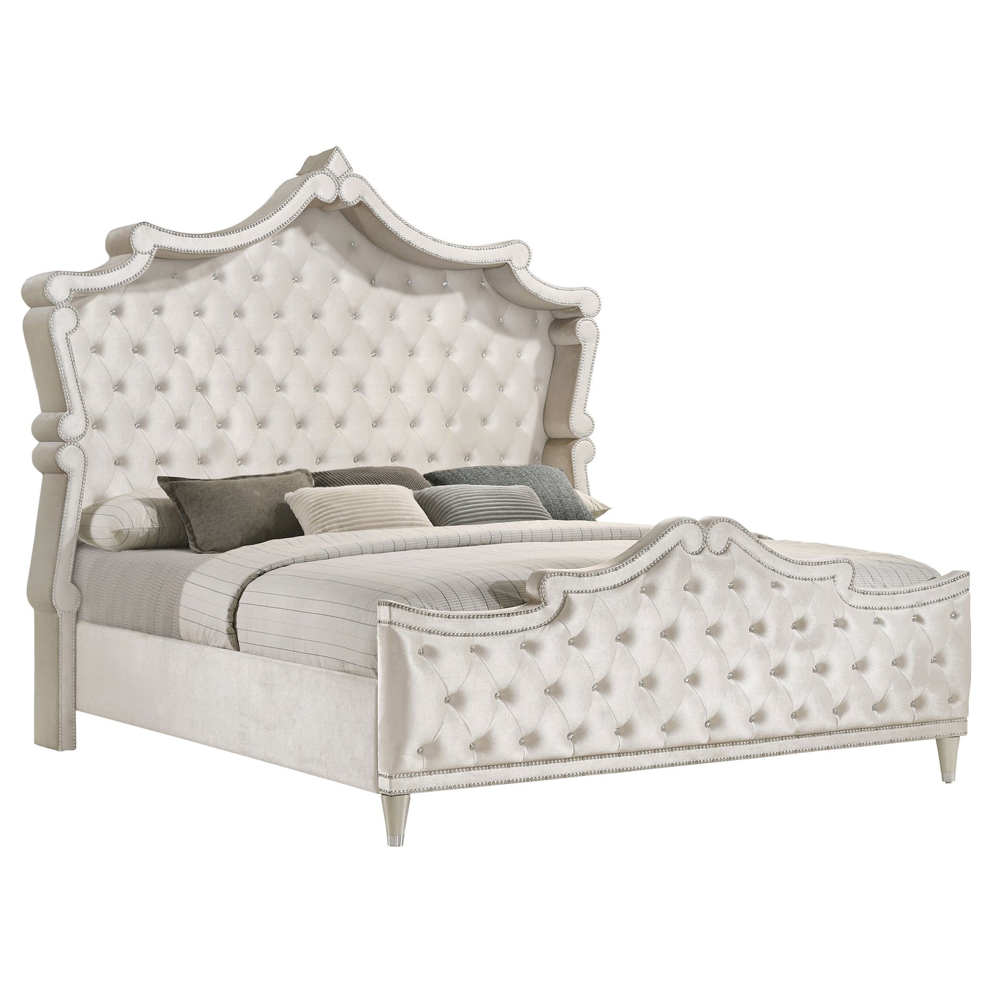 Antonella 5-piece Eastern King Bedroom Set Ivory