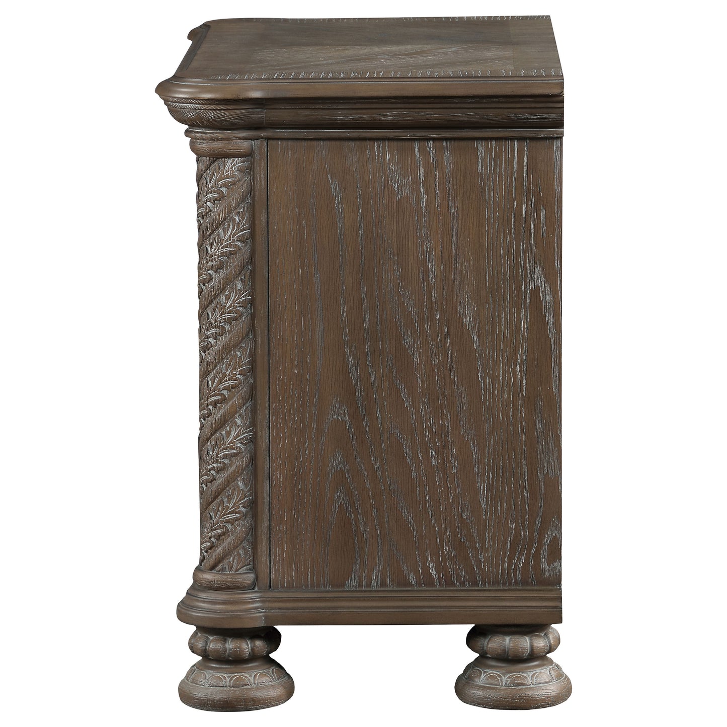 Emmett 3-drawer Nightstand Walnut