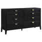 Brookmead 8-drawer Dresser Black