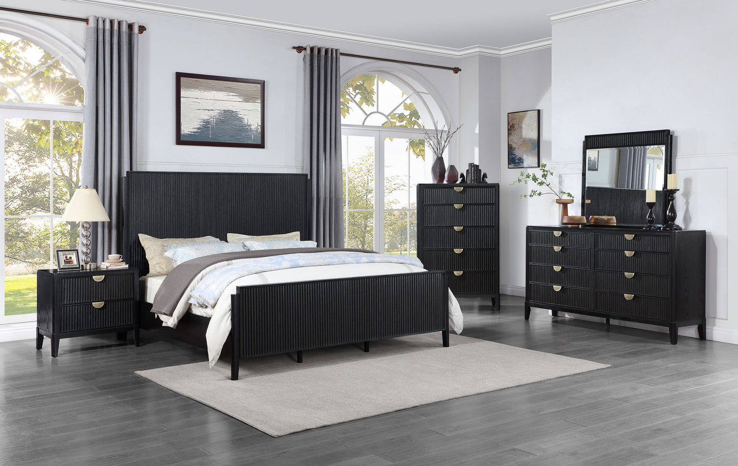 Brookmead 8-drawer Dresser Black