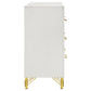 Lucia 6-drawer Dresser Cabinet White