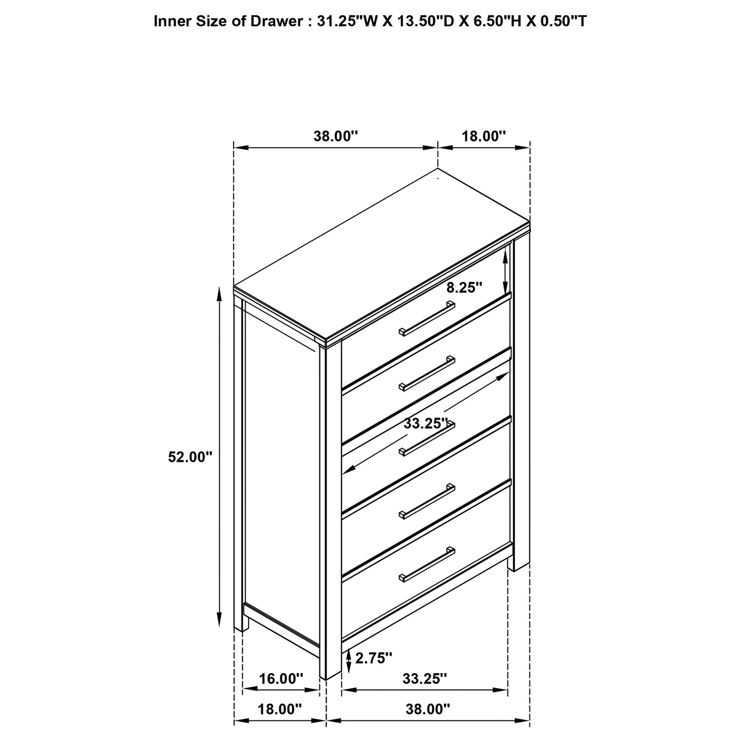 Kieran 5-piece Queen Bedroom Set Grey