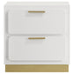 Caraway 2-drawer Nightstand White