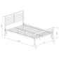 Cooper Metal Queen Open Frame Bed Silver