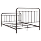 Livingston Metal Queen Open Frame Bed Dark Bronze