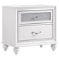 Barzini 4-piece California King Bedroom Set White