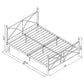 Hart Metal Queen Open Frame Bed White