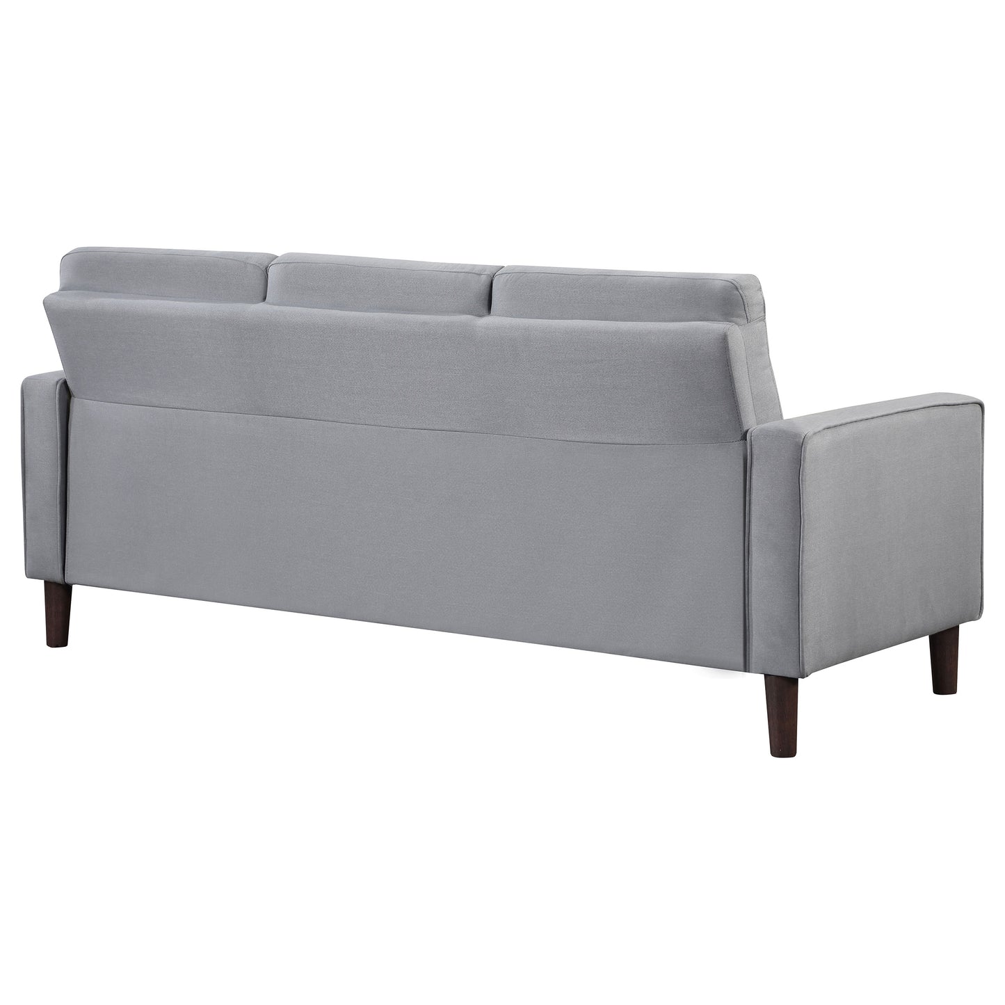 Bowen Upholstered Track Arm Tufted Sofa Grey