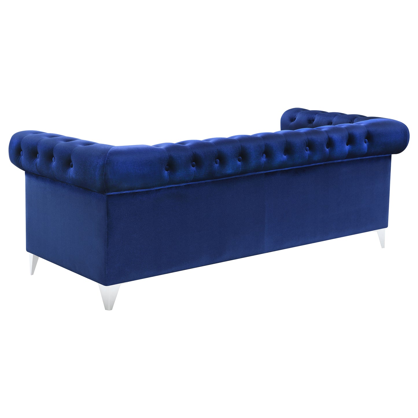 Bleker 3-piece Upholstered Tuxedo Arm Tufted Sofa Set Blue