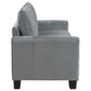 Davis Upholstered Rolled Arm Sofa Grey