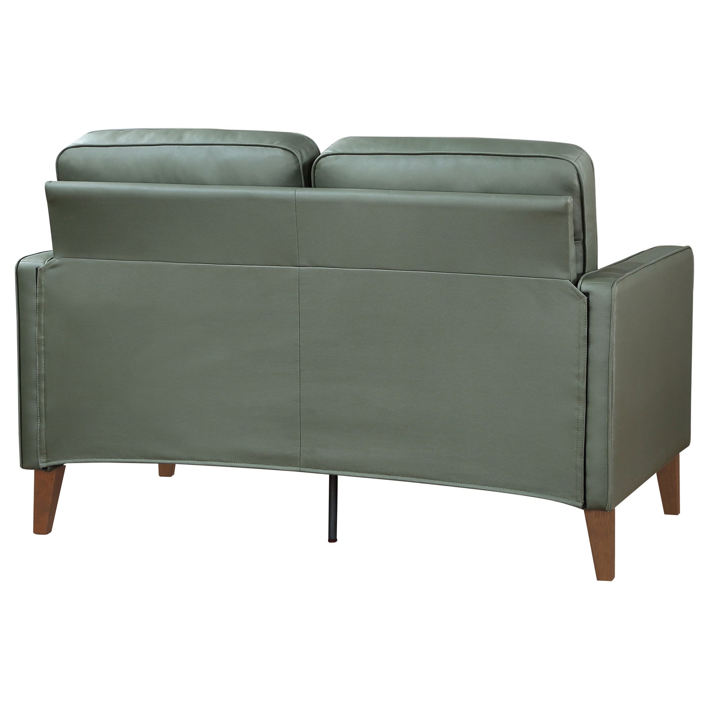 Jonah Upholstered Track Arm Loveseat Green