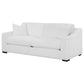 Ashlyn Upholstered Sloped Arm Sofa White